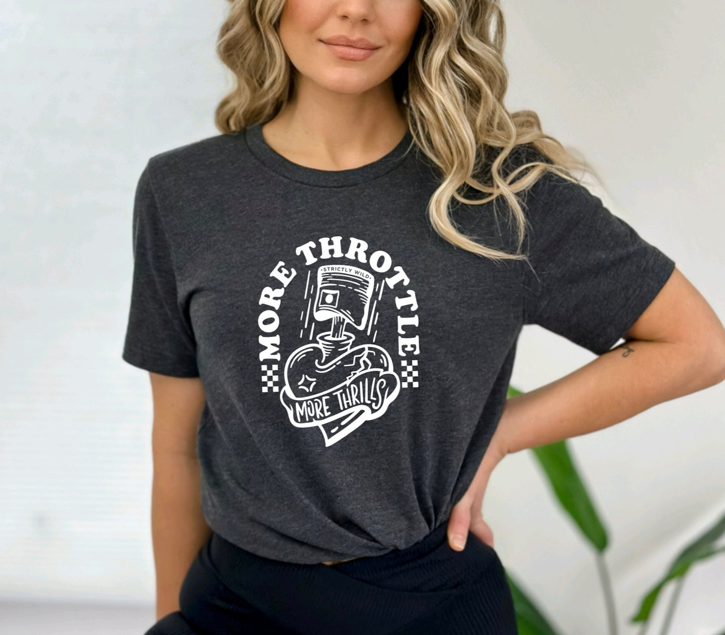 More Throttle More Thrills Unisex Graphic Tee