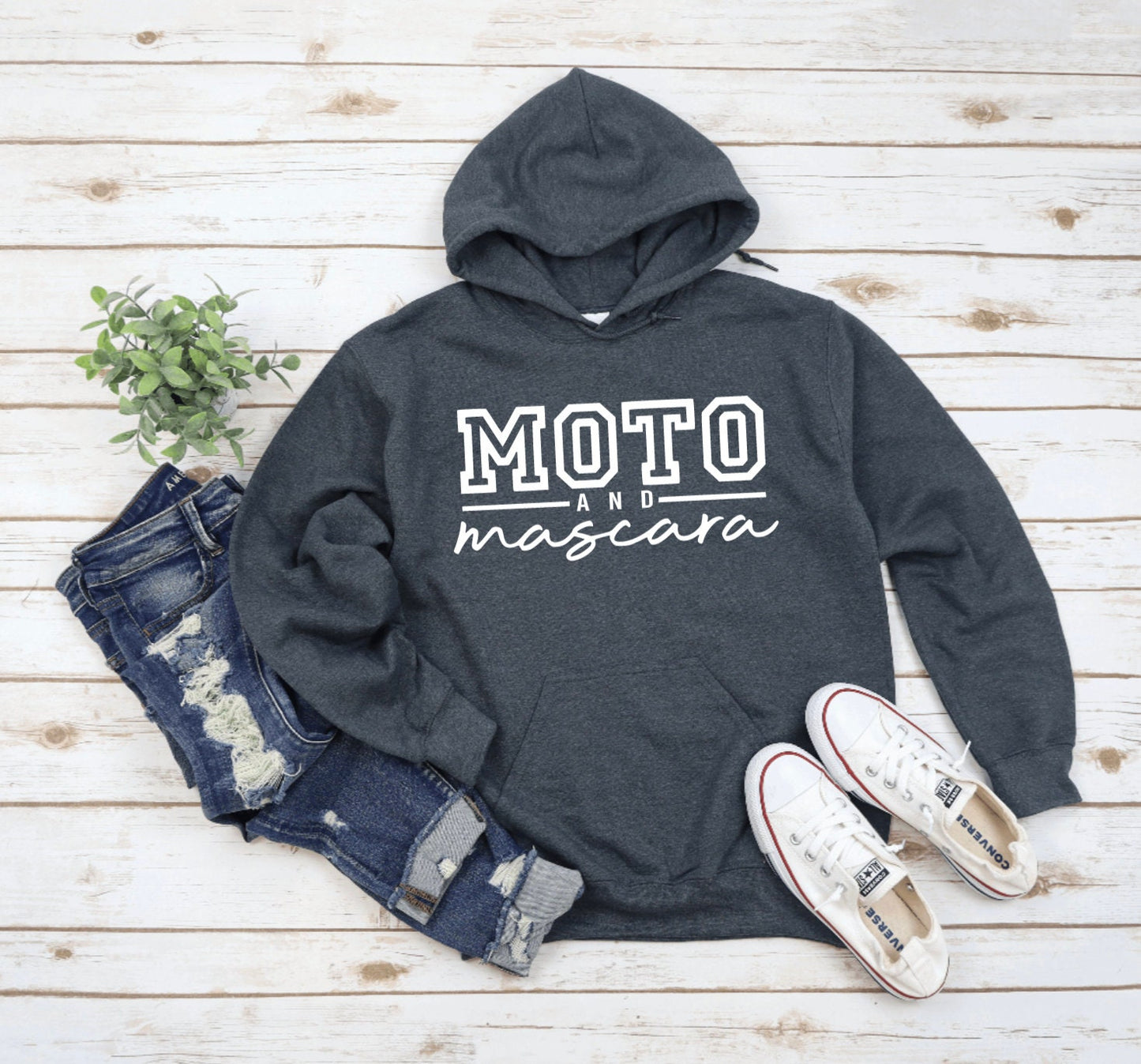 Moto & Mascara Graphic Hoodie