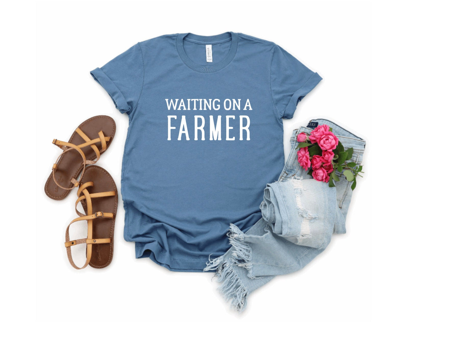 Waiting on a Farmer Graphic Tee