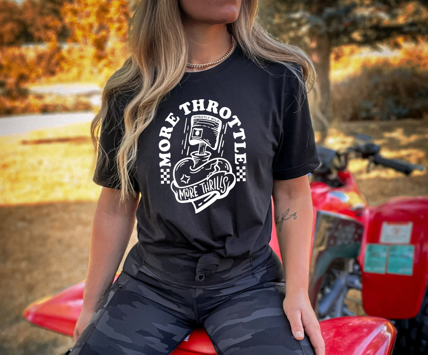 More Throttle More Thrills Unisex Graphic Tee