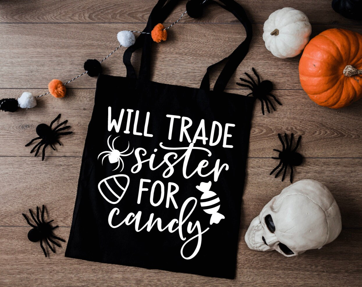 Will Trade Brother/Sister For Candy Trick or Treat Bag