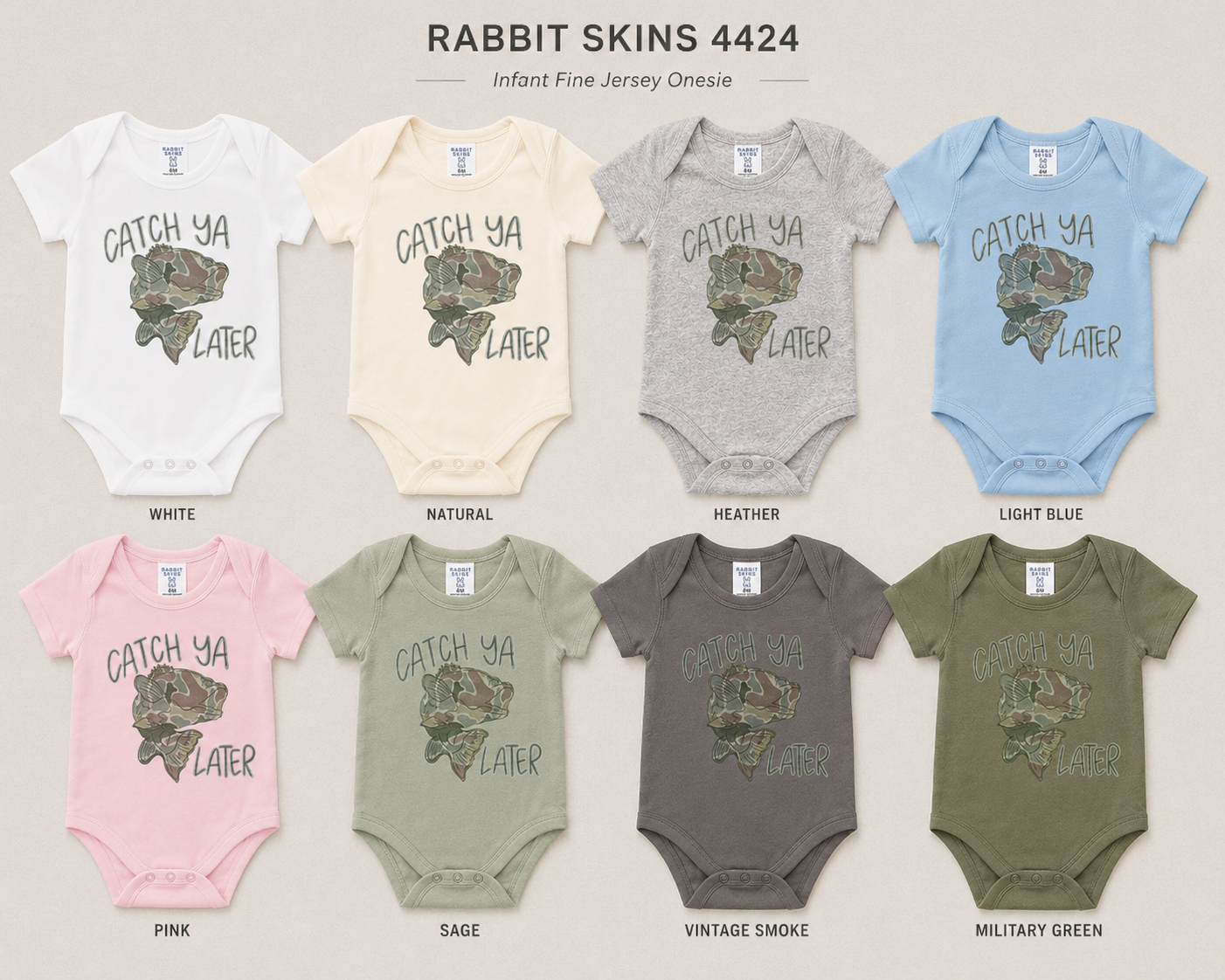 Catch Ya Later Fishing Baby Bodysuit