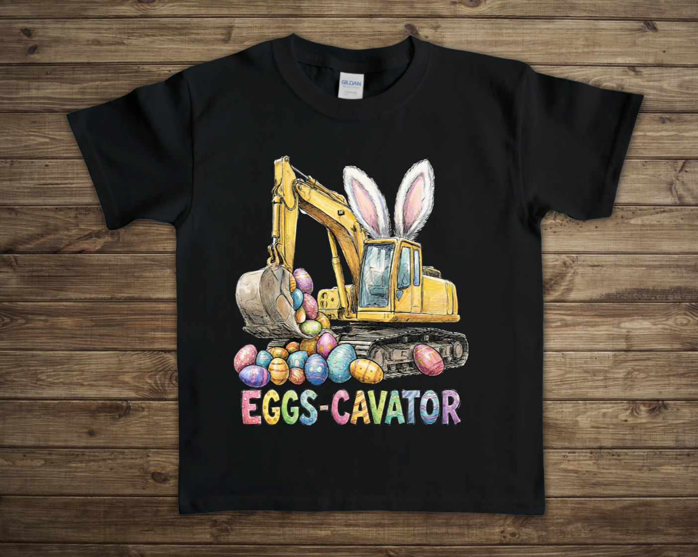 Eggs-Cavator Easter Toddler/Youth Shirt