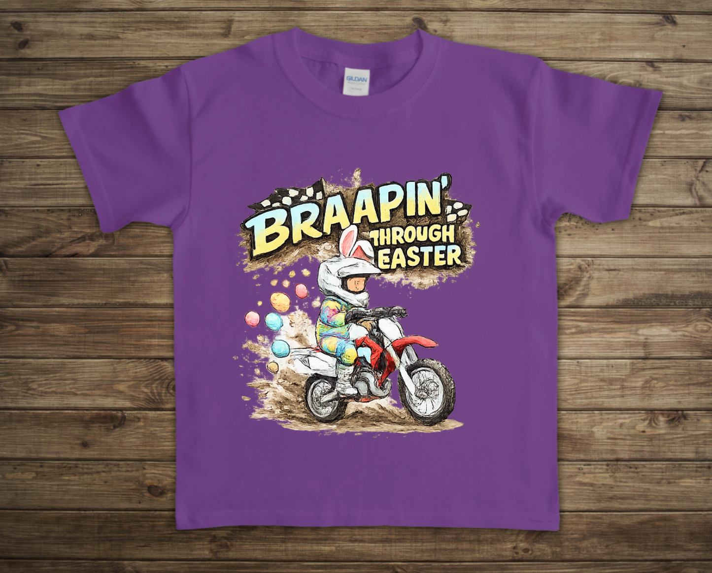Braaapin' Through Easter Toddler/Youth Tee