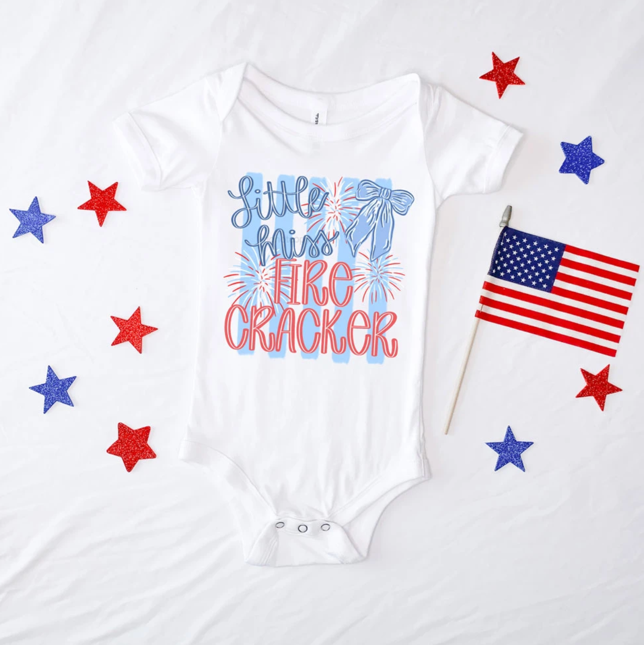 Little Miss Firecracker Baby Bodysuit