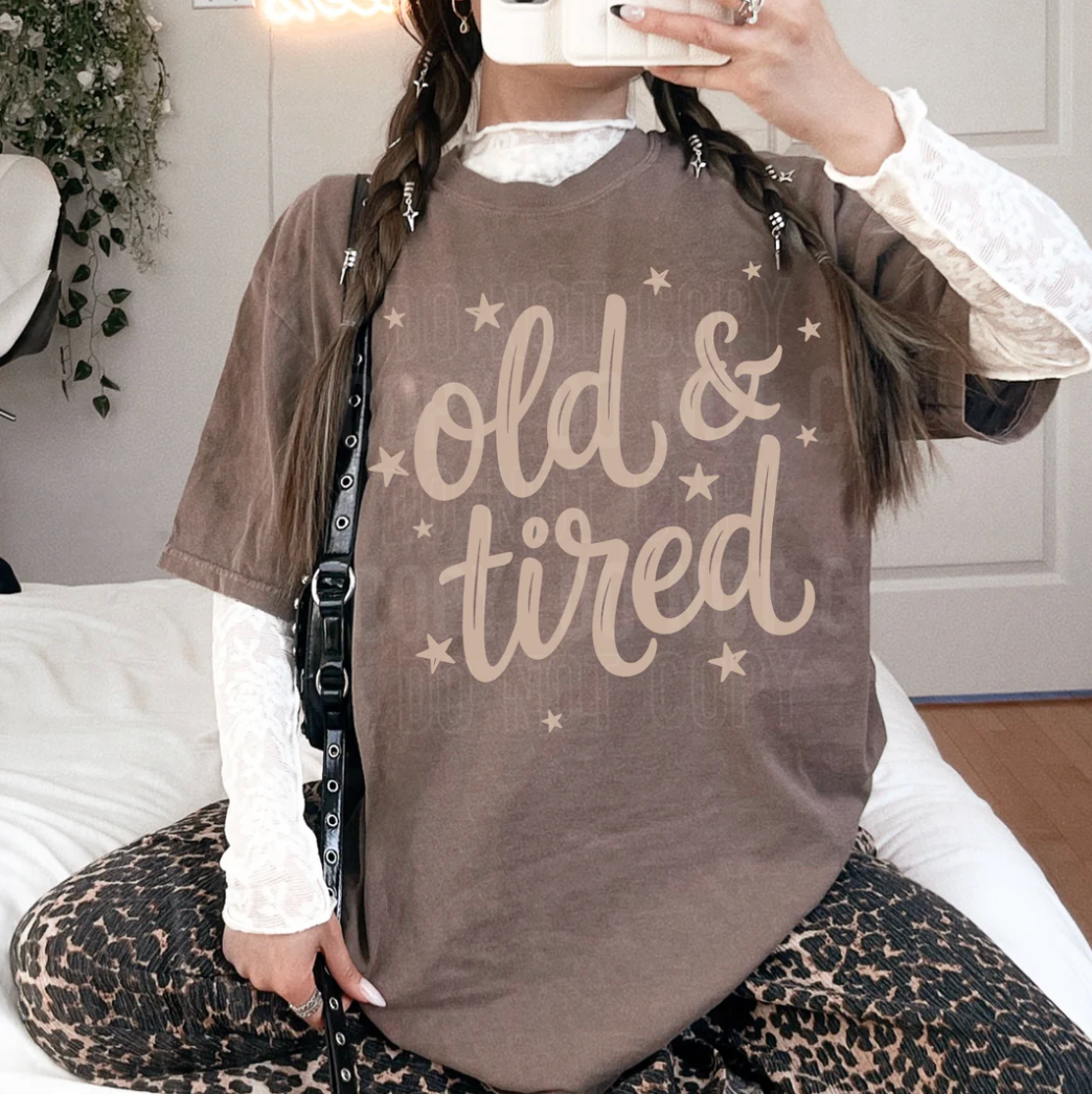 Old & Tired Graphic Tee