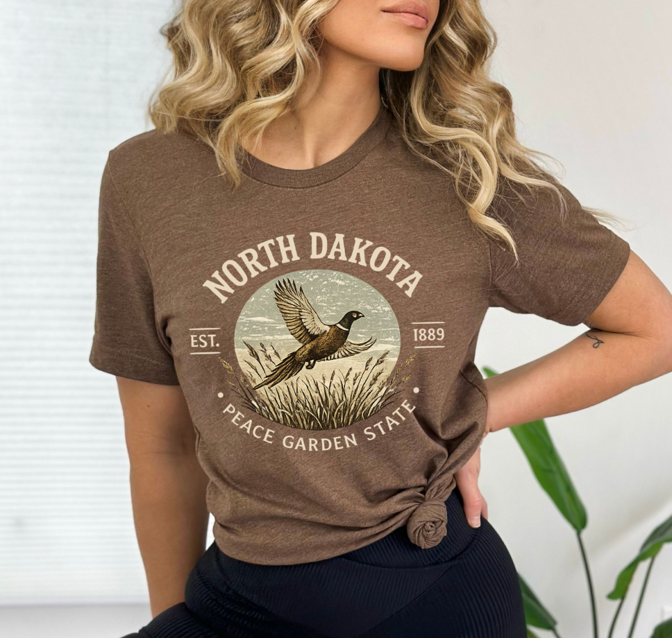 North Dakota Pheasant Tee