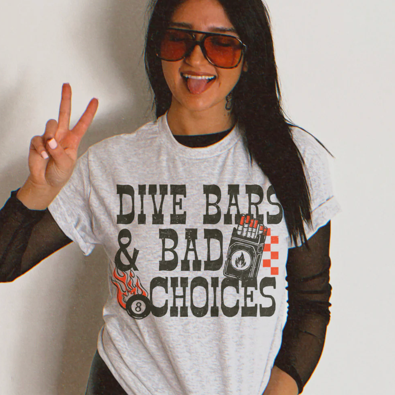 Dive Bars & Bad Choices Graphic Tee