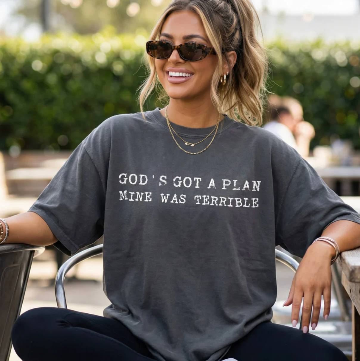 God's Got a Plan, Mine Was Terrible Graphic Tee