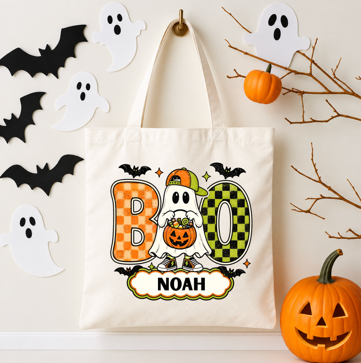 Personalized Halloween Trick or Treat Bag