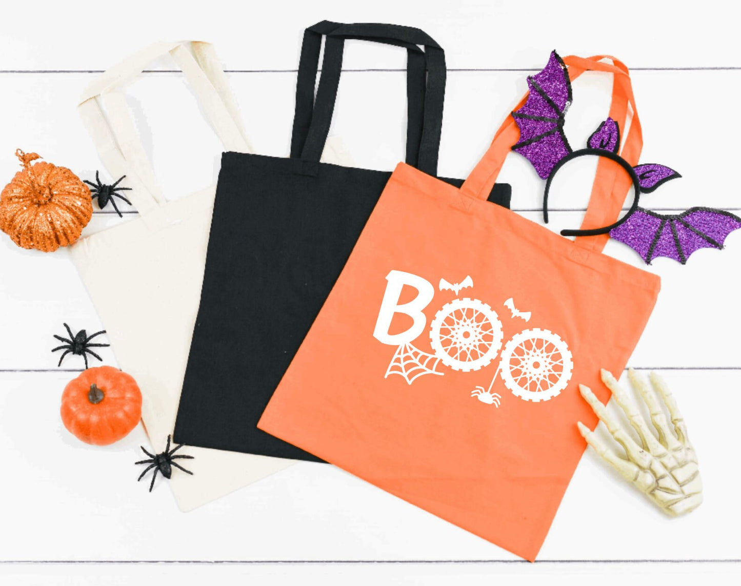Boo Dirt Bike Trick or Treat Bag