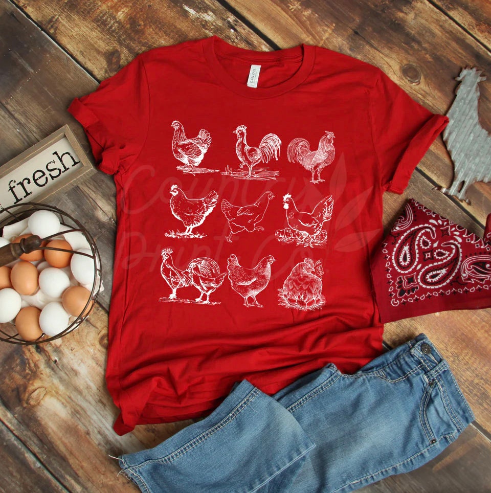 Chickens Unisex Graphic Tee