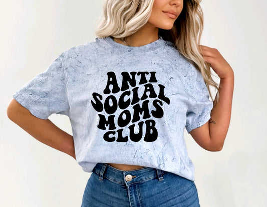 Anti Social Moms Club Graphic Tee