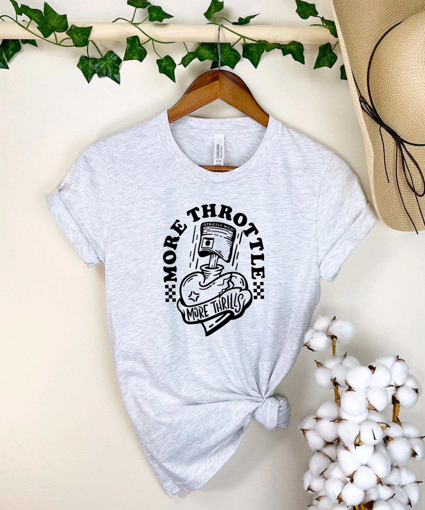 More Throttle More Thrills Unisex Graphic Tee