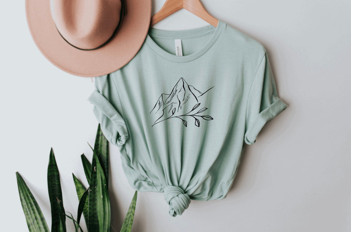 Simple Mountain Unisex Graphic Tee