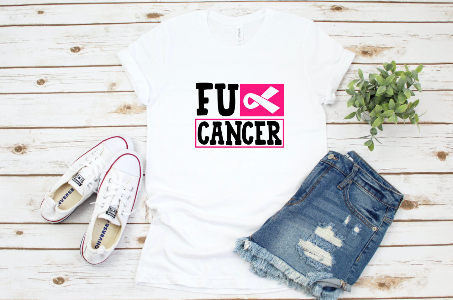 FU Cancer Unisex Graphic Tee, Breast Cancer Awareness, Breast Cancer Pink Ribbon Shirt For Women, Cancer Awareness Gift
