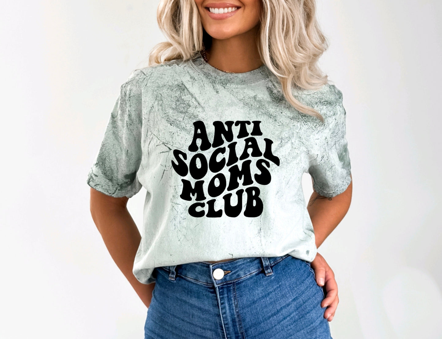 Anti Social Moms Club Graphic Tee