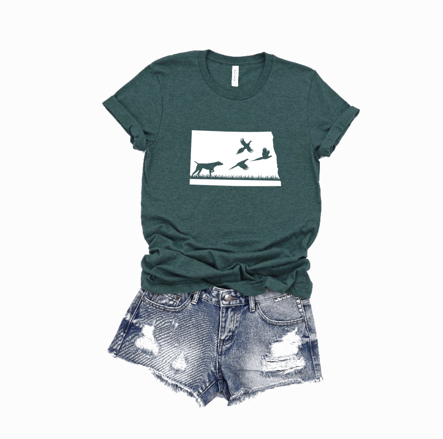 North Dakota Pheasant Hunting Season Graphic Tee