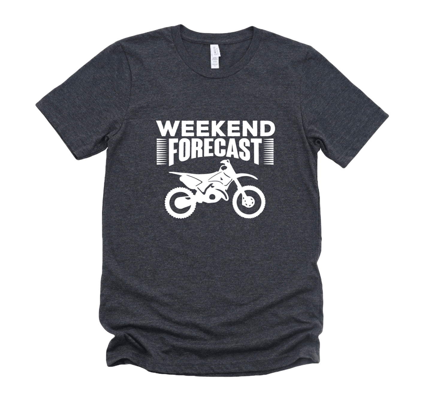 Weekend Forecast Dirt Bike Unisex Graphic Tee