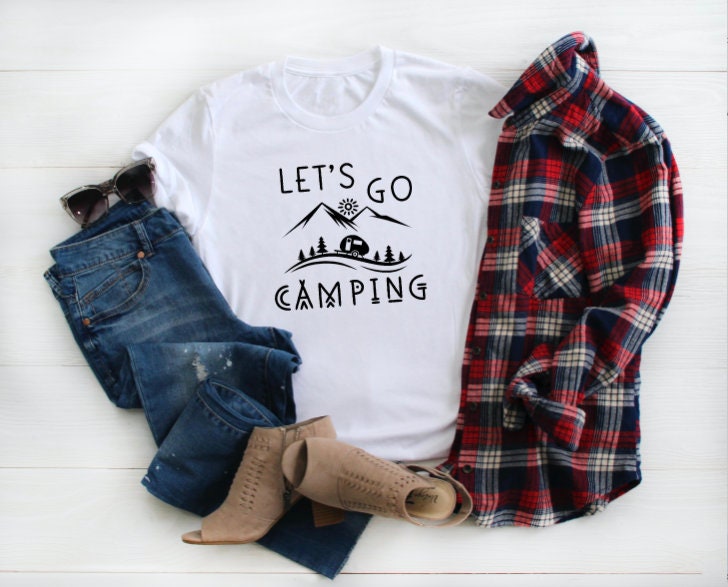Let's Go Camping Graphic Tee