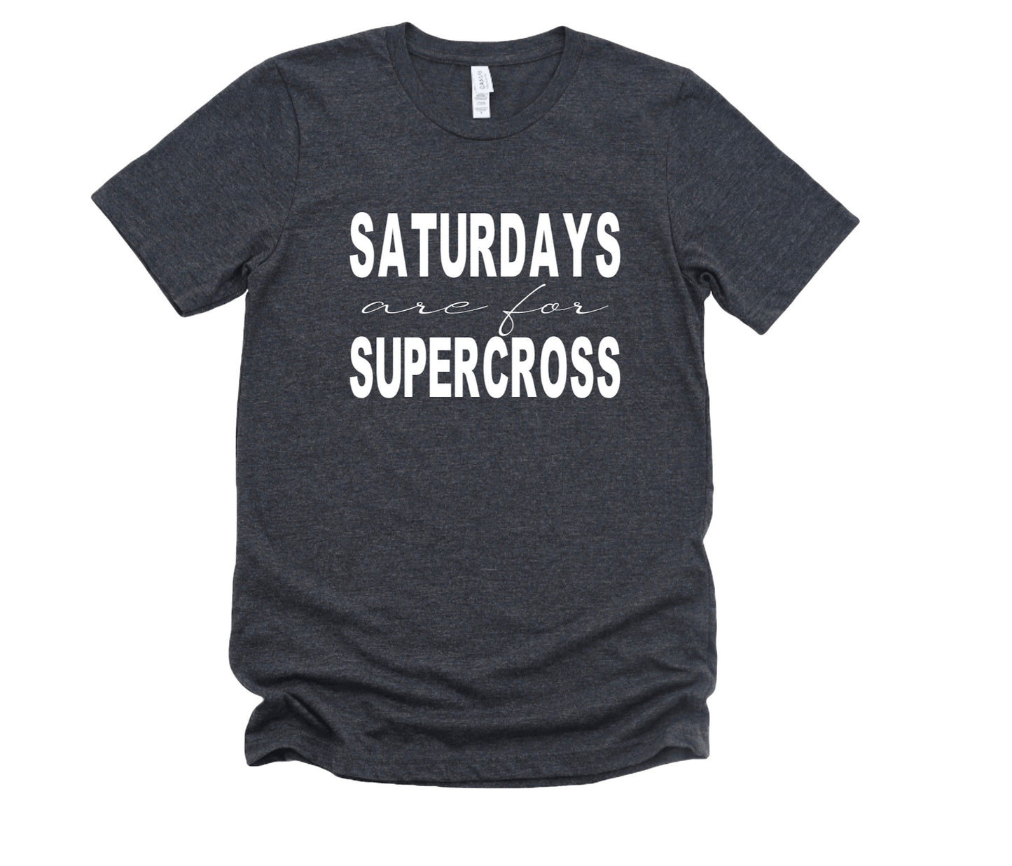 Saturdays Are For Supercross Graphic Tee
