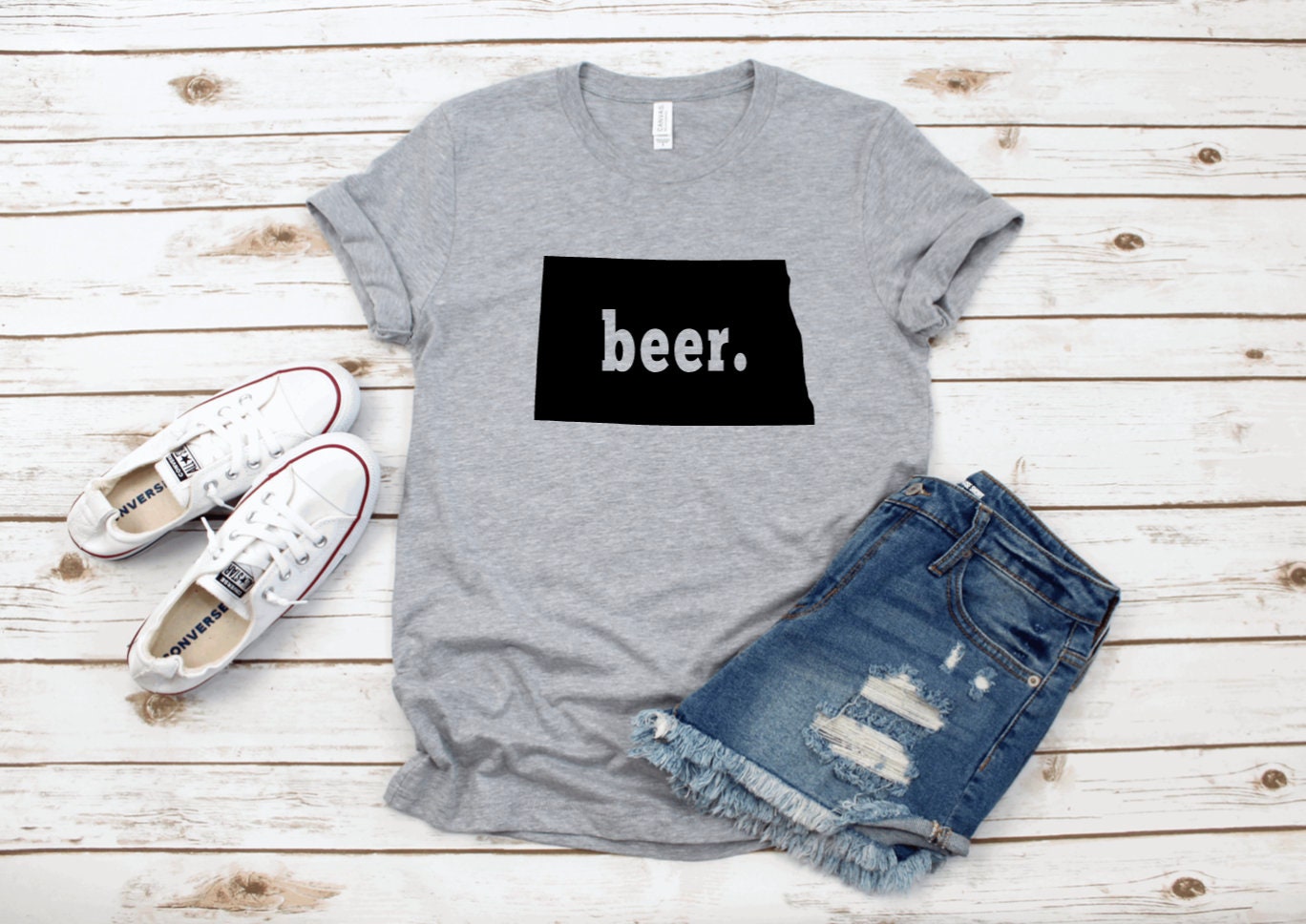 Beer North Dakota Graphic Tee