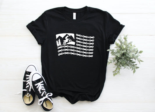 Dirt Bike Flag Tee
