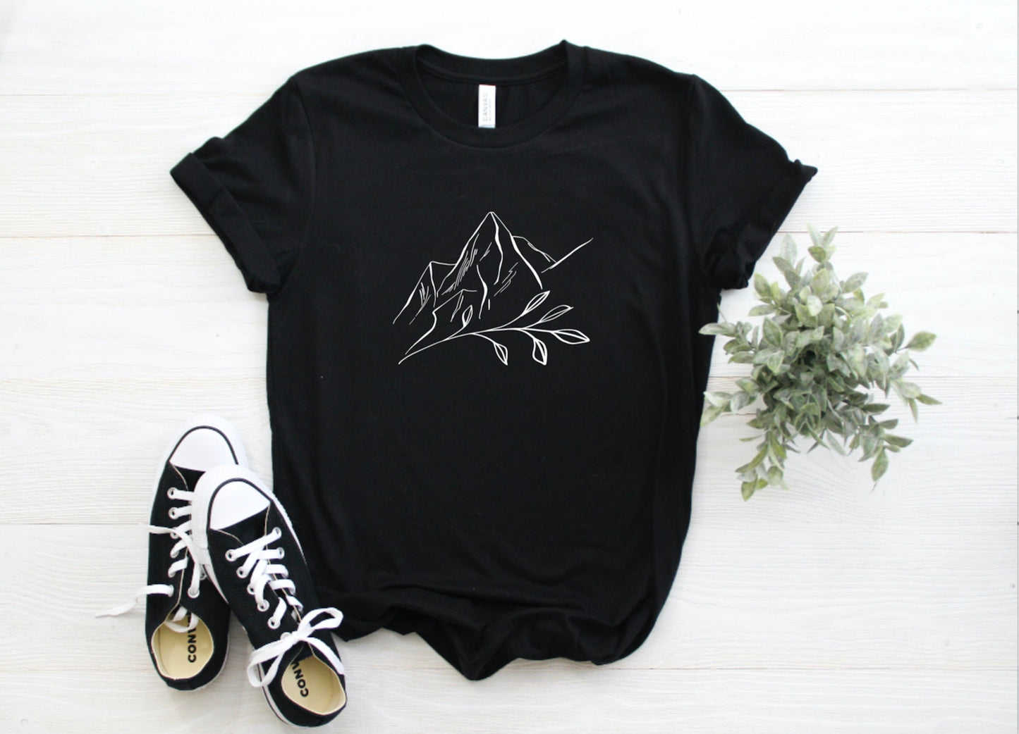 Simple Mountain Unisex Graphic Tee