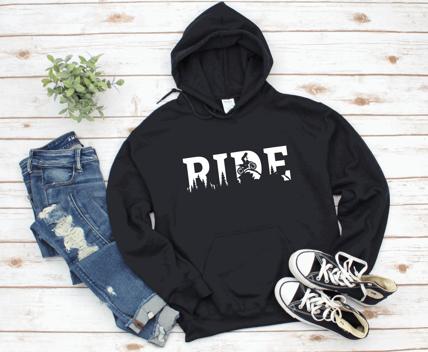 Ride Dirt Bike Hoodie