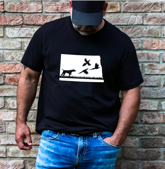 North Dakota Pheasant Hunting Season Graphic Tee