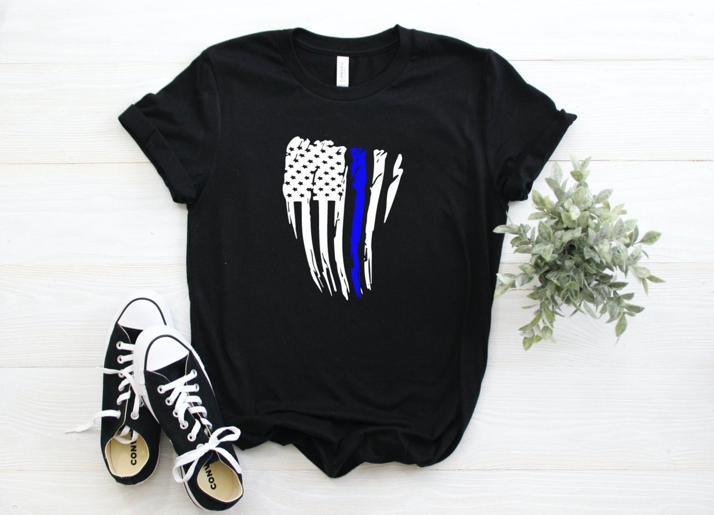 Thin Blue Line Unisex Graphic Tee