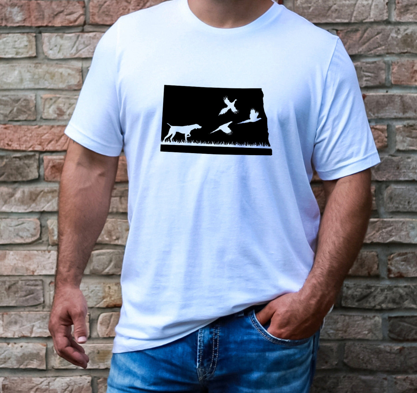 North Dakota Pheasant Hunting Season Graphic Tee