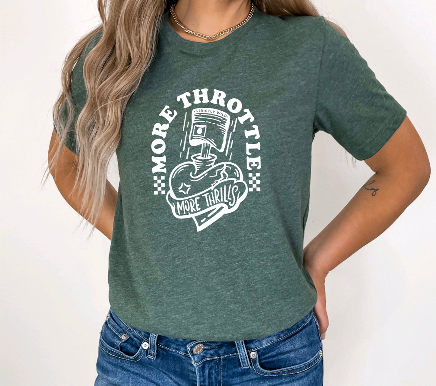 More Throttle More Thrills Unisex Graphic Tee