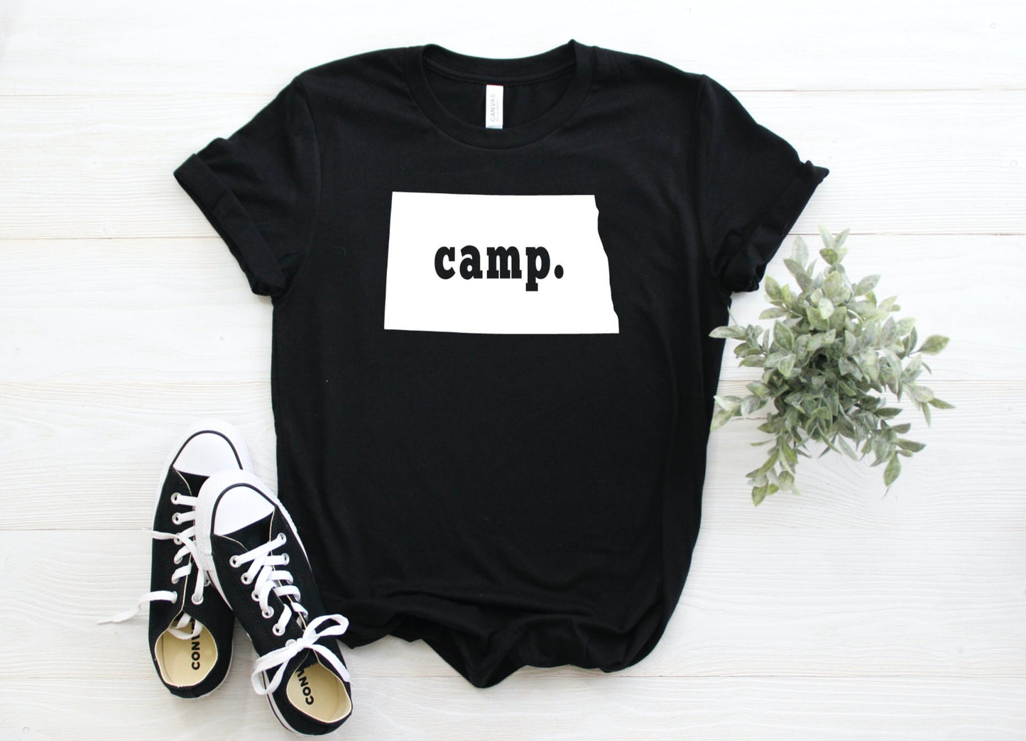 North Dakota Camp Unisex Graphic Tee