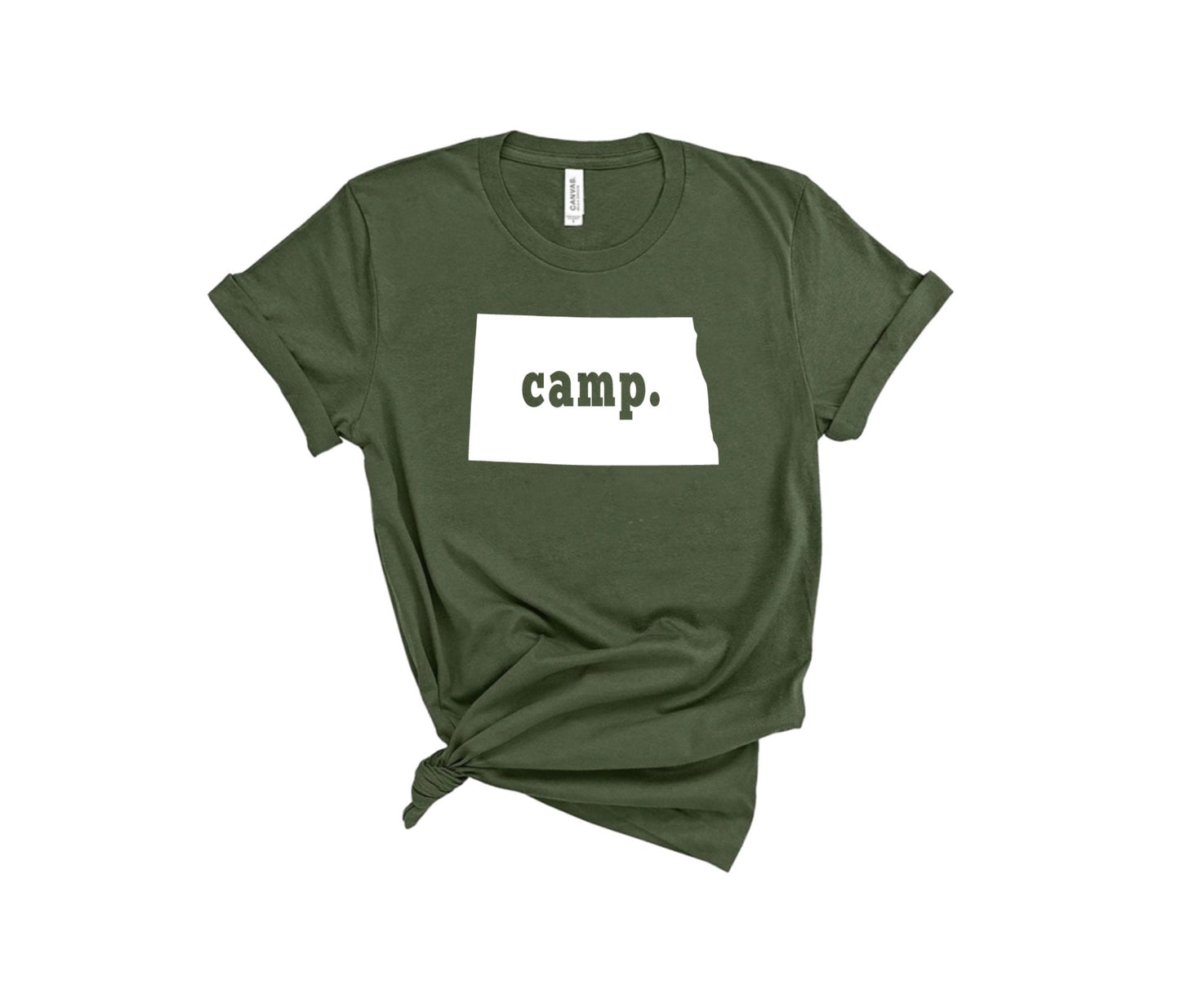 North Dakota Camp Unisex Graphic Tee