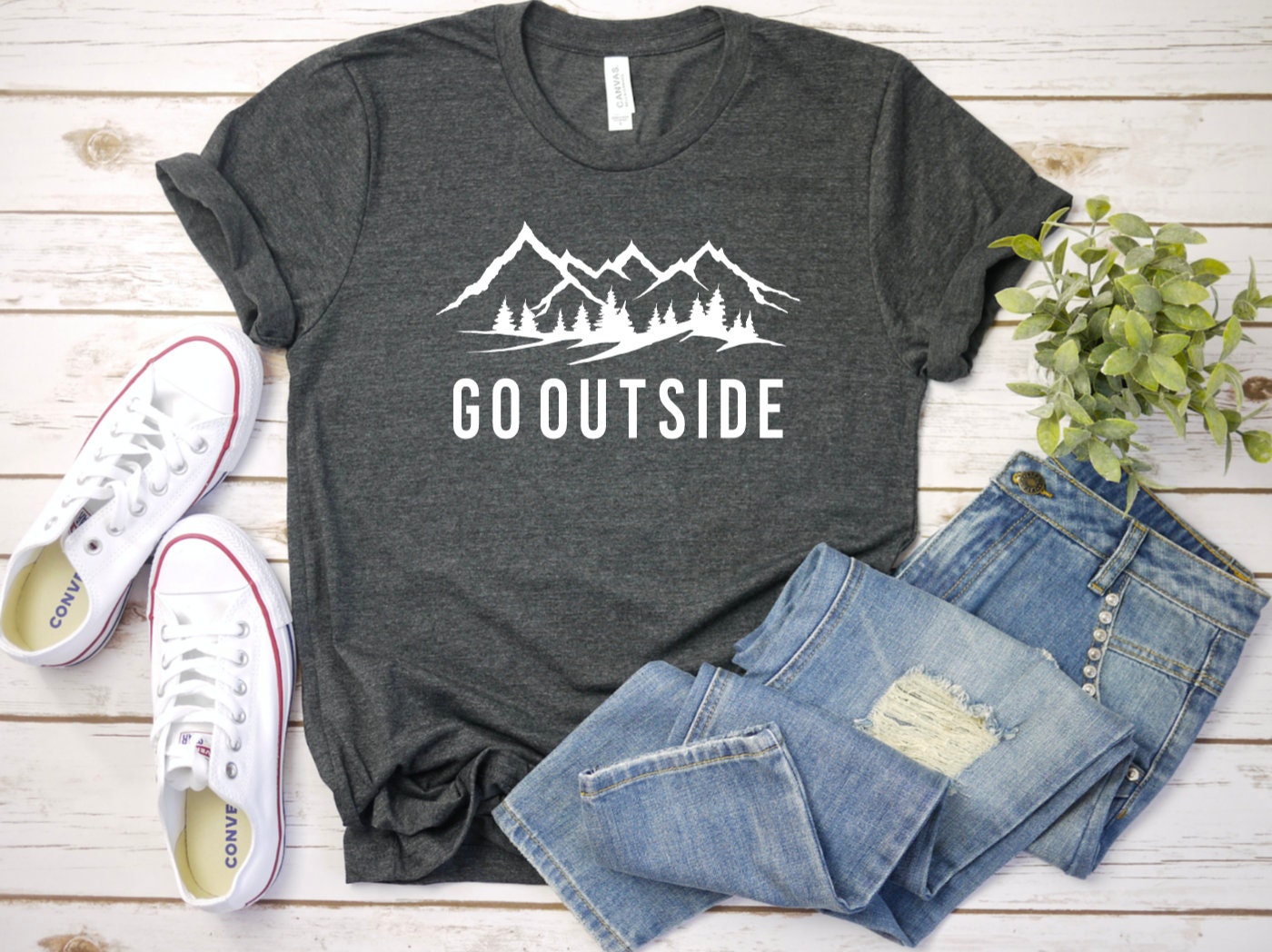 Go Outside Unisex Graphic Tee