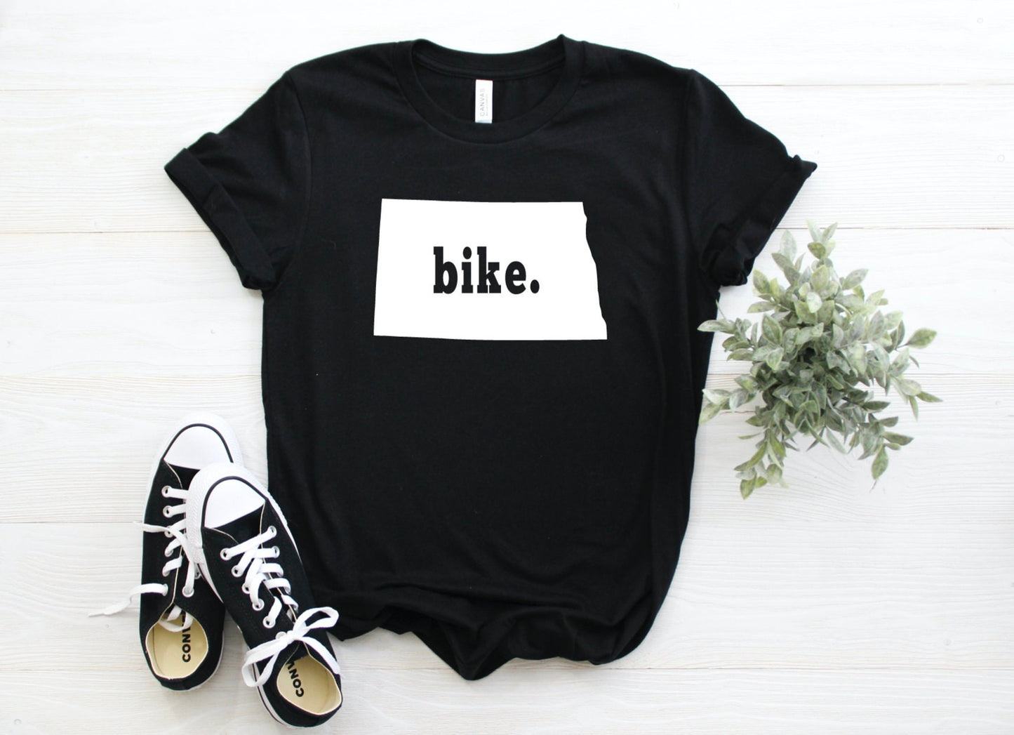 Bike North Dakota Unisex Graphic Tee