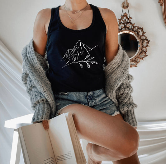Simple Mountain Women's Tank Top