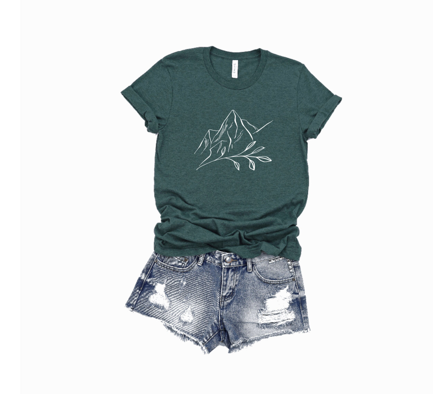 Simple Mountain Unisex Graphic Tee