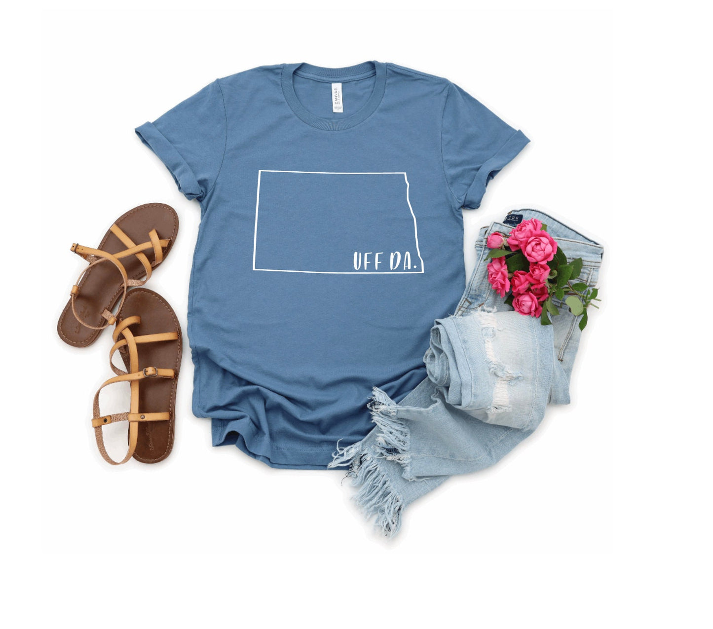 Uff Da North Dakota Unisex Graphic Tee