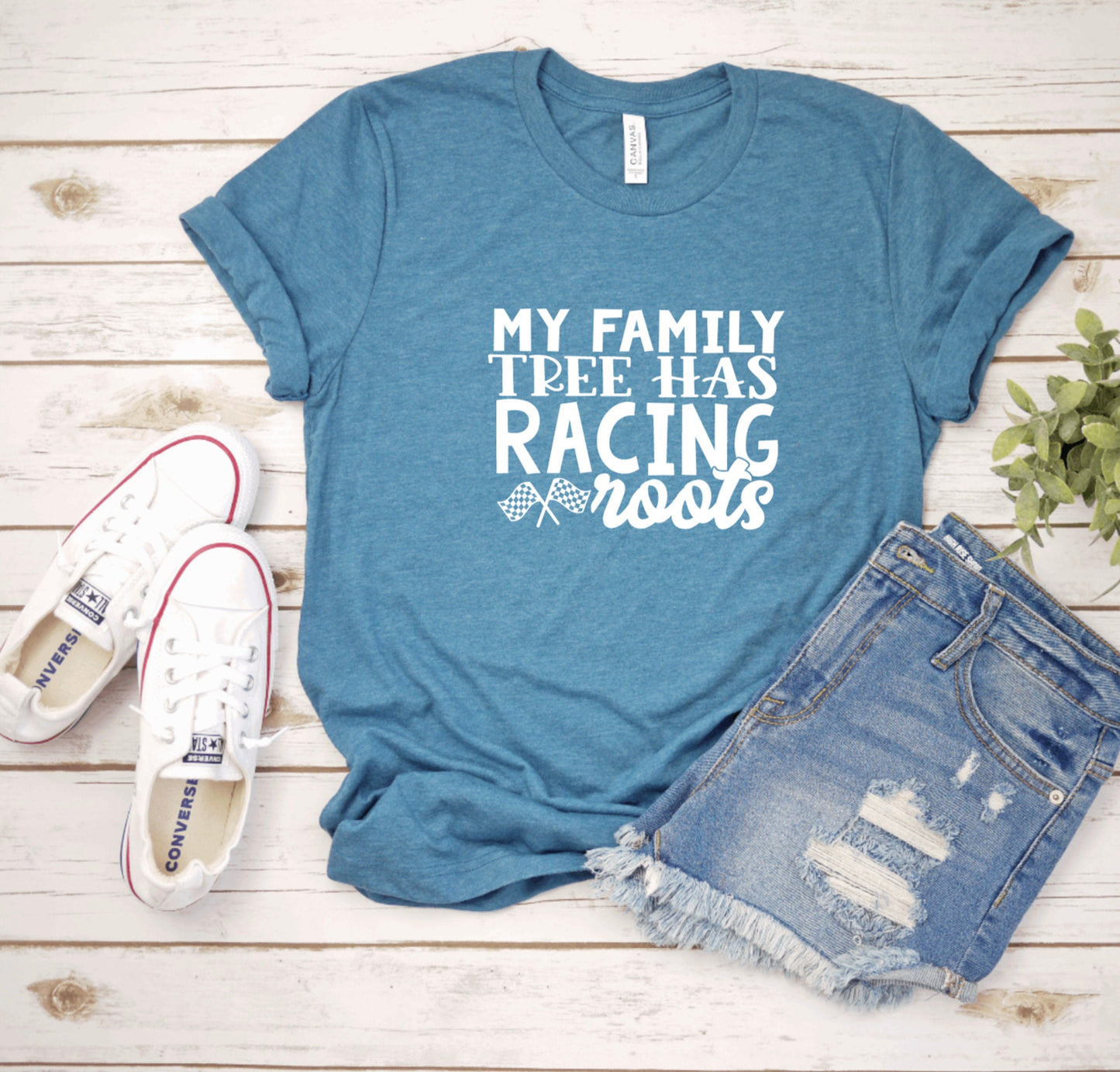 My Family Tree Has Racing Roots Graphic Tee
