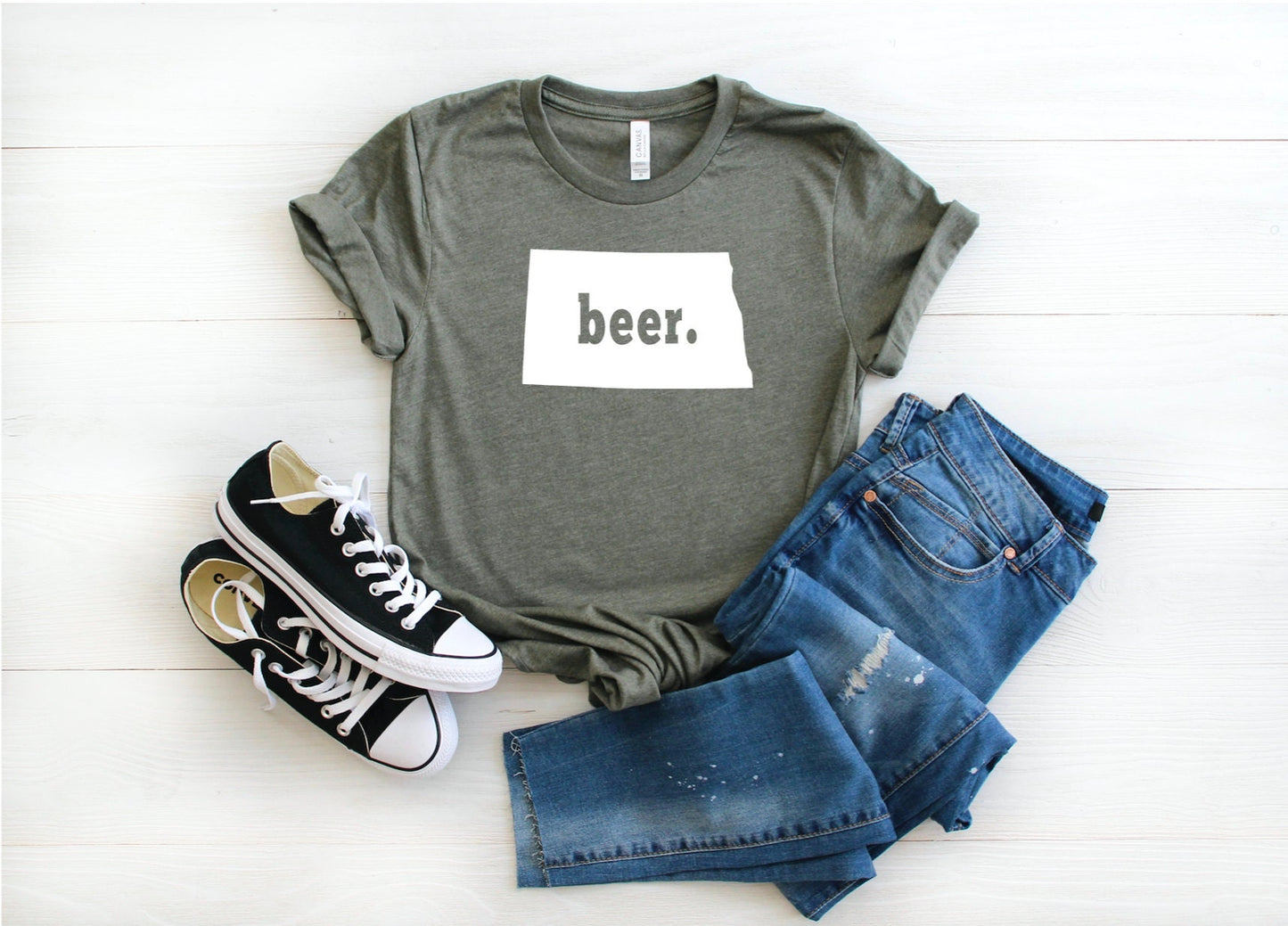 Beer North Dakota Graphic Tee