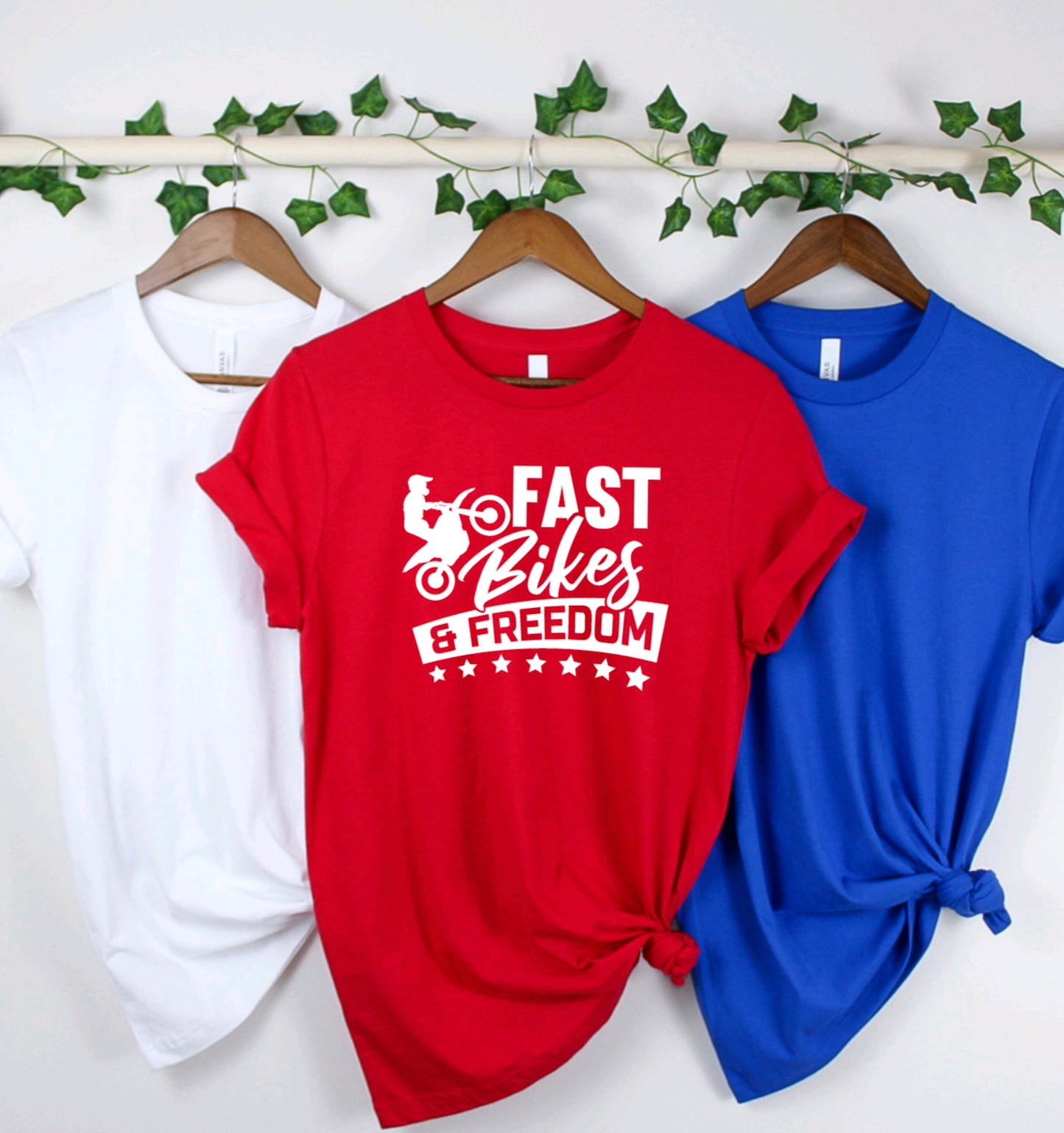 Fast Bikes & Freedom Graphic Tee