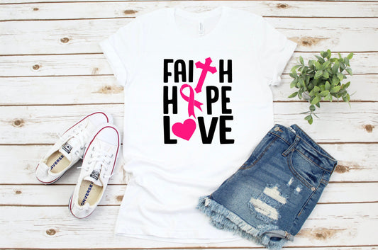Faith Hope Love Graphic Tee