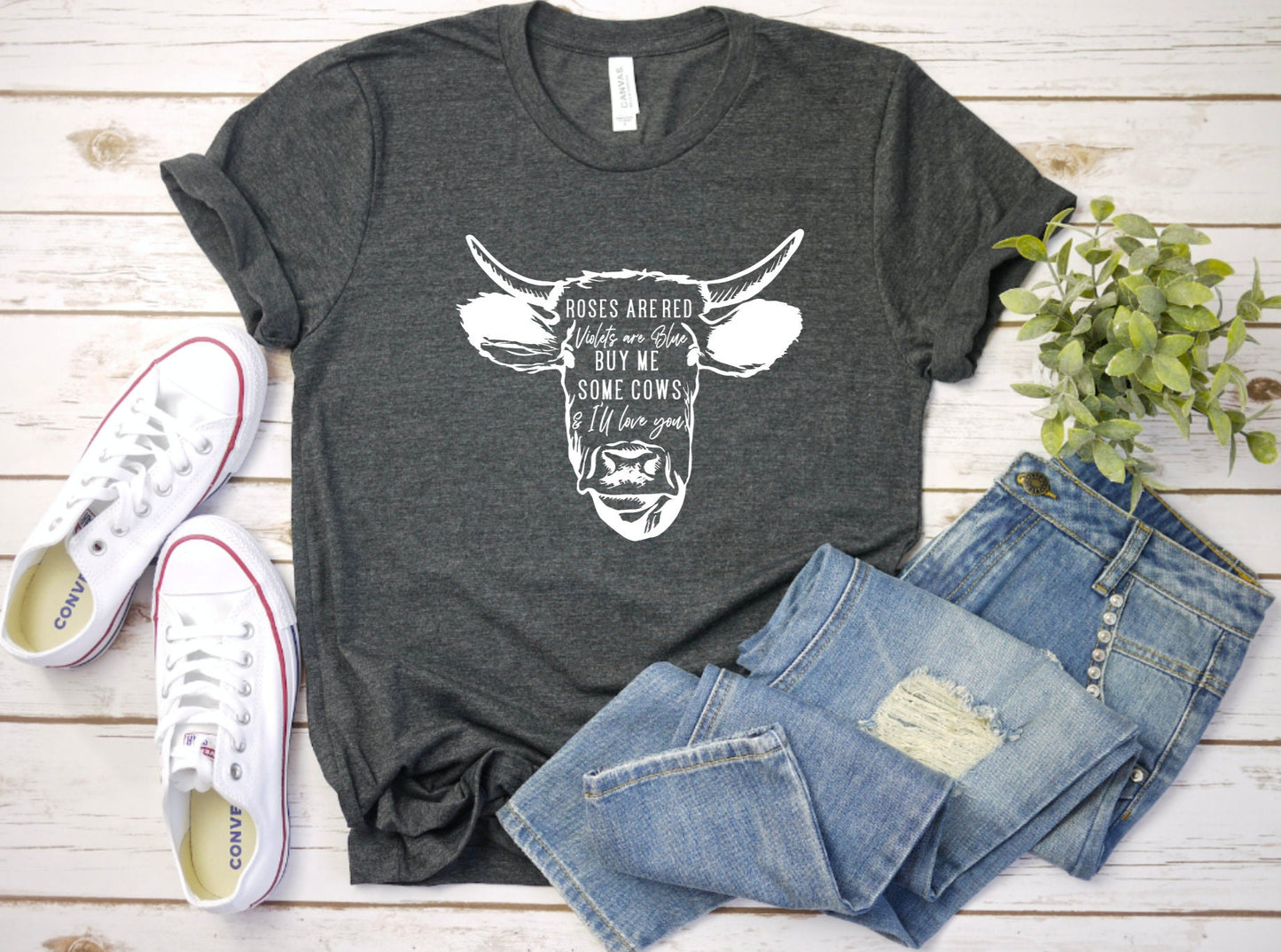 Roses Are Red, Buy Me Some Cows Graphic Tee