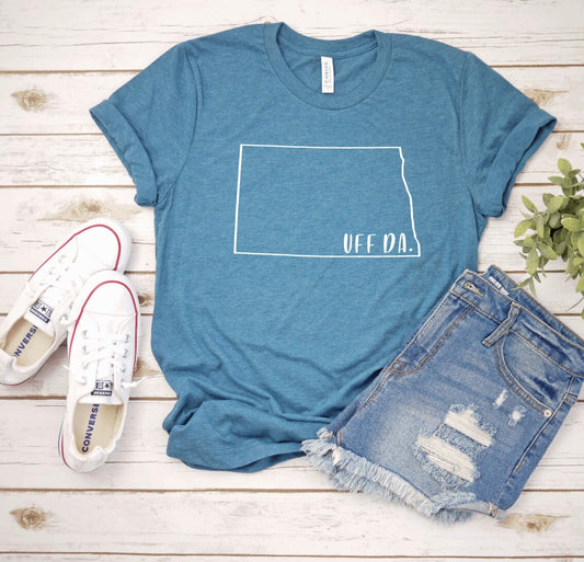 Uff Da North Dakota Unisex Graphic Tee
