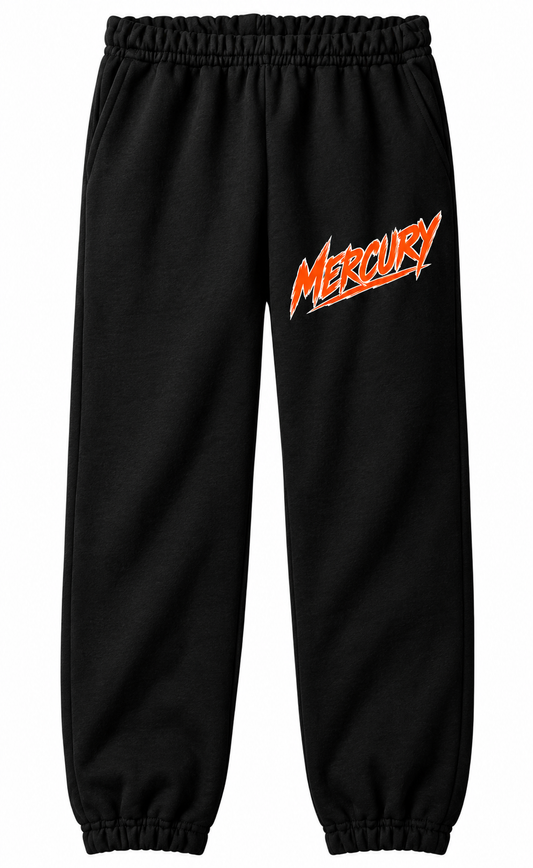 Mercury Basketball Bold Script Adult Jogger Sweatpants