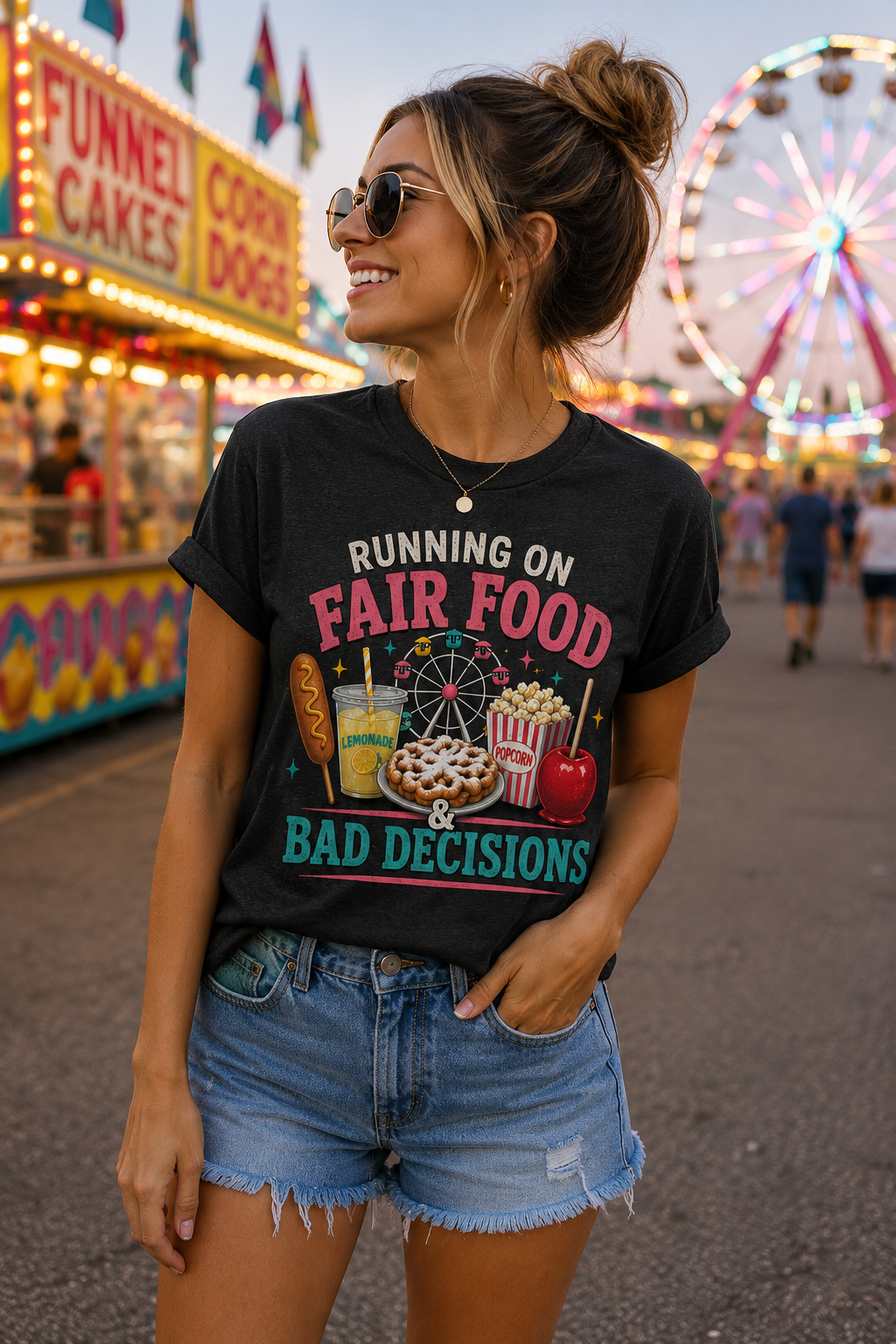 Running on Fair Food & Bad Decisions Tee