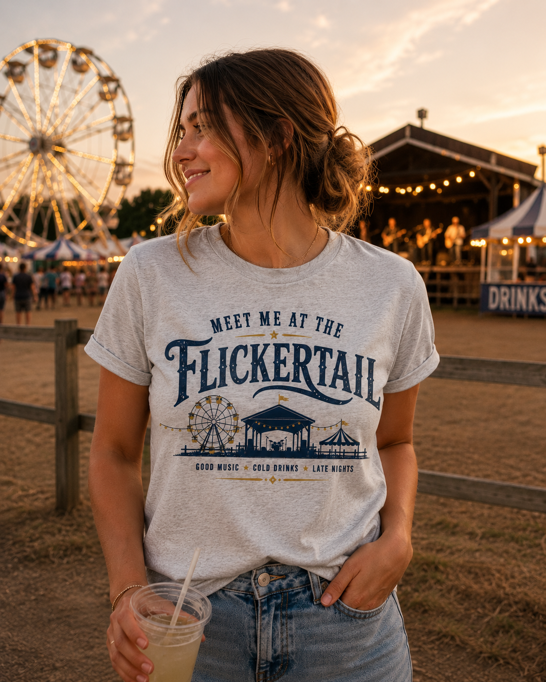 Meet Me at the Flickertail Graphic Tee