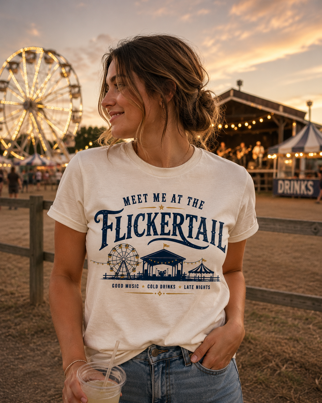 Meet Me at the Flickertail Graphic Tee